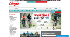 Desktop Screenshot of olimpiasport.pl